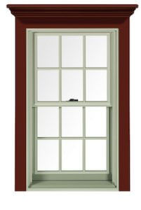 double hung sash window