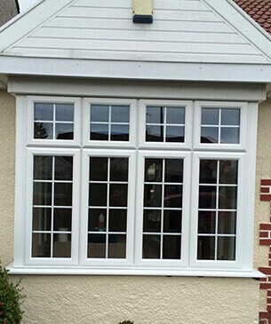 Installation of bay double glazing windows