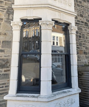 black sash windows